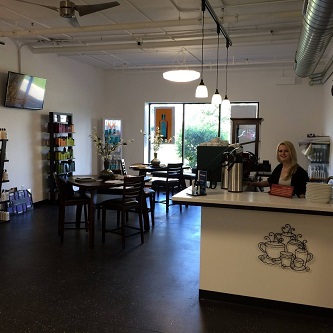 Blow Dry Lounge Fitchburg lounge area of electrical work 