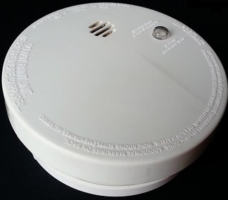 smoke detector showing electrian installation